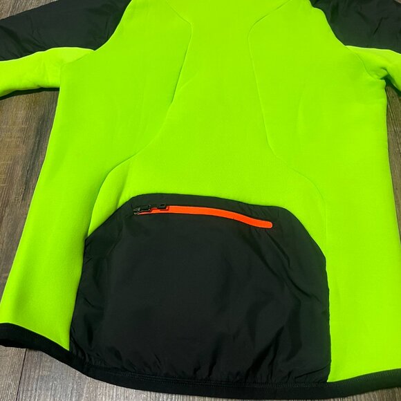 Polo Sport Men's Lightweight Jacket - Black and Neon Green - Size [Small] NWOT - Picture 4 of 12